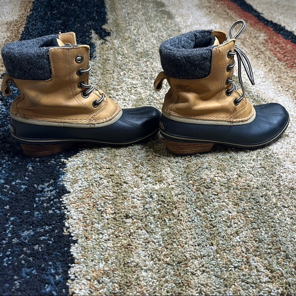 Sorel Waterproof Slimpack II Lace Boot Wool ELK/BLK Women's 7 ⭐️🎉 HOST PICK ⭐️🎉 - Picture 8 of 16